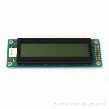 Character Dot-matrix LCD Module with 16 x 2 Pixels Resolution and 64.5 x 13.5mm Viewing Area